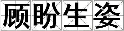 顾盼生姿