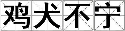 鸡犬不宁