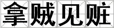 拿贼见赃