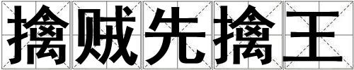 擒贼先擒王