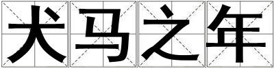 犬马之年