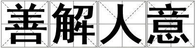 善解人意