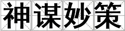神谋妙策
