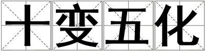 十变五化