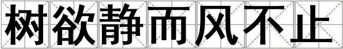 树欲静而风不止
