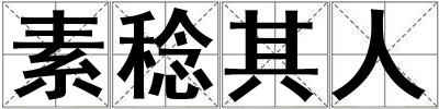 素稔其人