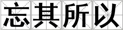 忘其所以