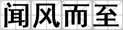 闻风而至