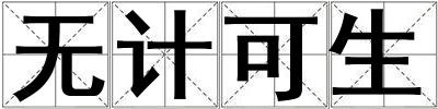 无计可生