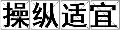 操纵适宜