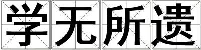 学无所遗