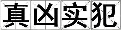 真凶实犯