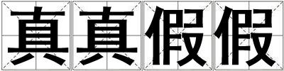 真真假假