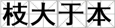枝大于本