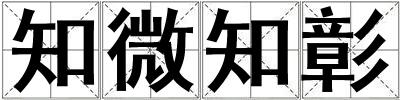知微知彰
