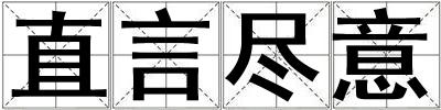 直言尽意