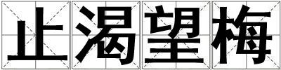 止渴望梅