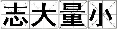 志大量小