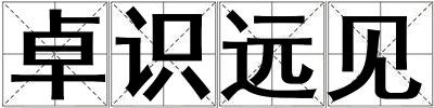 卓识远见
