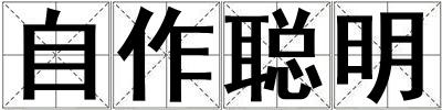 自作聪明