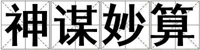 神谋妙算