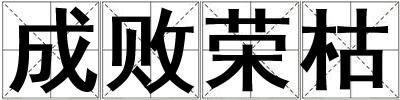 成败荣枯
