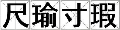 尺瑜寸瑕