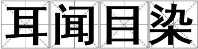 耳闻目染