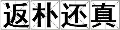 返朴还真