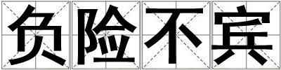 负险不宾