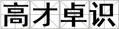 高才卓识